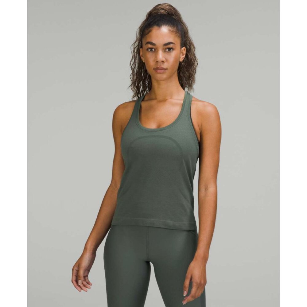 Lululemon Swiftly Tech Racerback Tank Top 2.0 *Race Length - Smoked Spruce